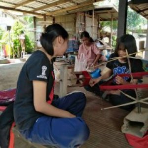 โกนเจาตาเล็งร่วมอนุรักษ์การทอผ้าไหมลายโบราณเพื่อสืบสานภูมิปัญญาท้องถิ่น